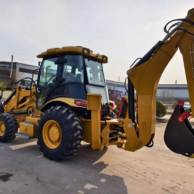 2024 Gebruikte wiellader CAT 420F CAT backhoe loader in Japan en standaard prestaties