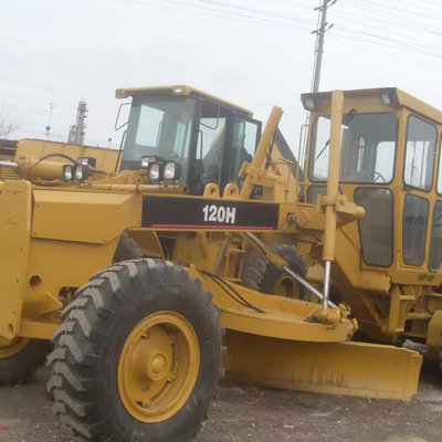 Cat 140H Gebruikte motorgrader met 17000 KG gewicht originele onderdelen Shanghai Jaar 2018