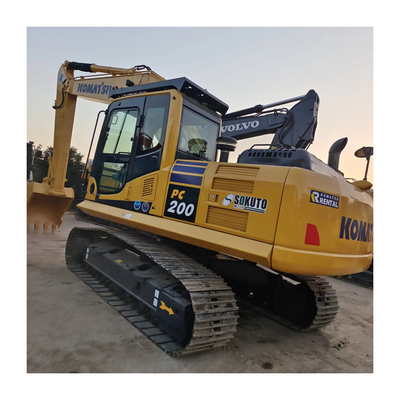 800 werkuren Gebruikte Komatsu PC200-8 Hydraulische graafmachine