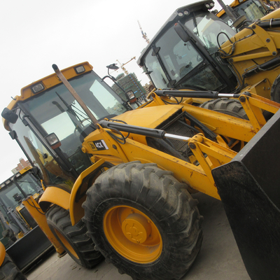 JCB 4CX 3CX Gebruikte baggerlader 17000-18000 kg Gewicht van de machine voor de productie-installatie