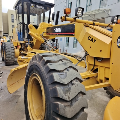 Gebruikte 12H-grader Caterpillar 140h motorgrader met prestaties en 1200 werkuren