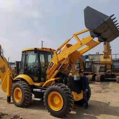 JCB 4CX Front End Loader Gebruikte Backhoe Loader 118KW Nominale belasting 0 Werktijden