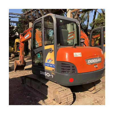 2019 Gebruikte Doosan Dh60 7 6 ton Mini Crawler Excavator voor het verwijderen van puin