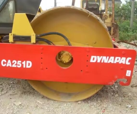 10500 KG Gebruikte Dynapac CA30D/CA25D Vibratorroller met een enkel trommel voor wegbouw