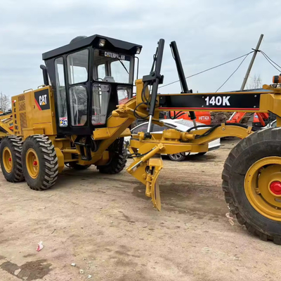 17000 KG in goede staat Originele USA Gebruikte CAT 140H Motor Grader Tweedehands Caterpillar 140 140G 140K