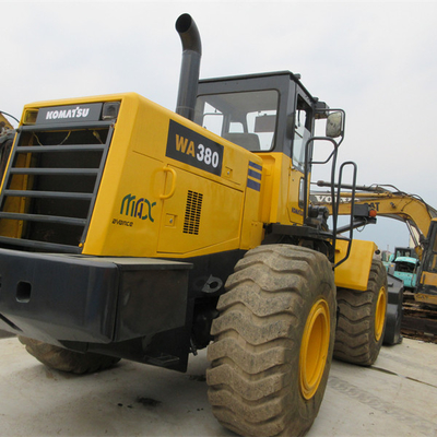 Komatsu WA380 wiellader Gebruikte laadmachine Tweedehands voorladers 20 ton nominale lading