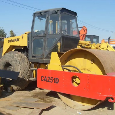 Reissnelheid 0-10km/h Dynapac CA251d Single Drum Vibratory Roller 2020
