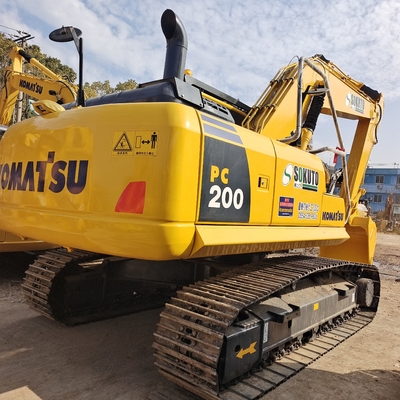 Gebruikte Japan Komatsu PC200-8 Hydraulische graafmachine 1.2CBM Bucket Capacity