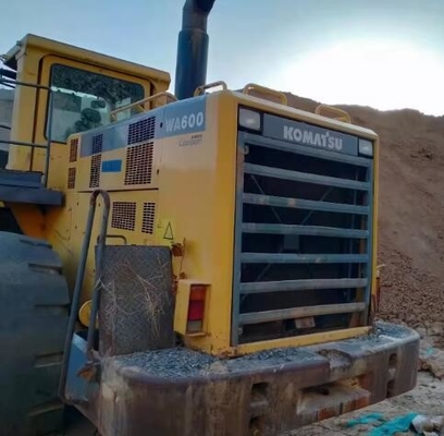 Originele Komatsu WA600-3 wiellader Japan Gebruikte Komatsu WA500-3 / WA600-3 voorlader