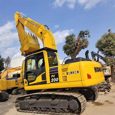 Oorspronkelijke klep Gebruikte Komatsu PC200-8 Hydraulische Crawler Excavator met Gebruikte Excavator