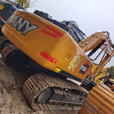 Gebruikte Sany SY215C hydraulische graafmachine met ISUZU-motor en 600 werkuren