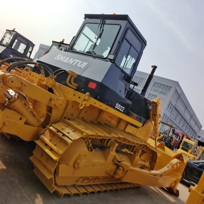 7*3.6*3.4 Afmeting SHANTUI SD22 Gebruikte bulldozer 5.4m3 Dozing Capaciteit voor dozing werk