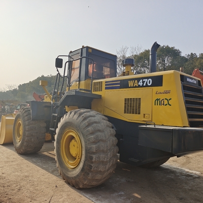 Oorspronkelijke Komatsu WA470-6 wiellader met 21640-21650 kg machinegewicht