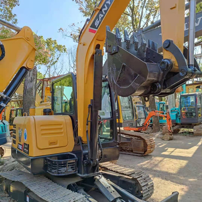 Gebruikte Sany SY55C hydraulische kruipergraver met een bedrijfsgewicht van 5780KGS Goed