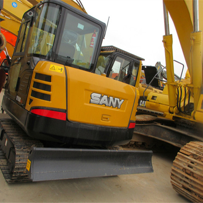 4JG1 Motor gebruikt Sany SY55C Hydraulische graafmachine met originele hydraulische pomp