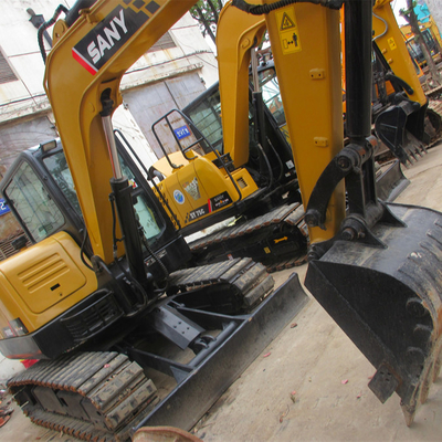 Gebruikte Sany SY 60C Crawler graafmachine met lage werktijden en grote emmercapaciteit
