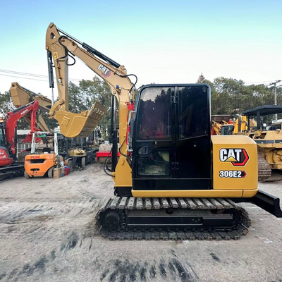 Gebruikte Caterpillar 306E mini graafmachine 6ton CAT306 Aardverhuizingsmachine met sporen schoenen
