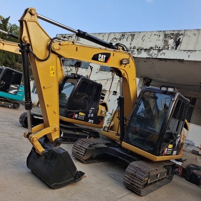 CAT312D Middelgrote graafmachine met een bedrijfsgewicht van 7193 kg en Mitsubishi 4M40TL-motor