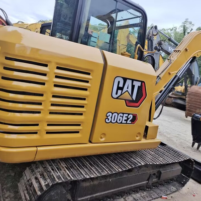 Tweedehands graafmachine Caterpillar CAT307 met kruipmachine Werktijden 1900