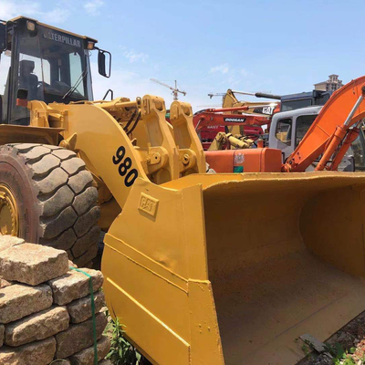 1200 werkuren Gebruikte 980G voorwielladder Caterpillar 980G tweedehandsladder