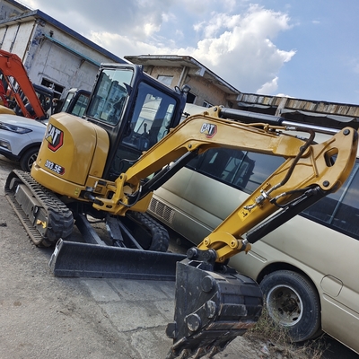 Gebruikte Caterpillar Track Shoes 303CR Mini Graafmachine 3 Ton met ORIGINALE Hydraulische Klep
