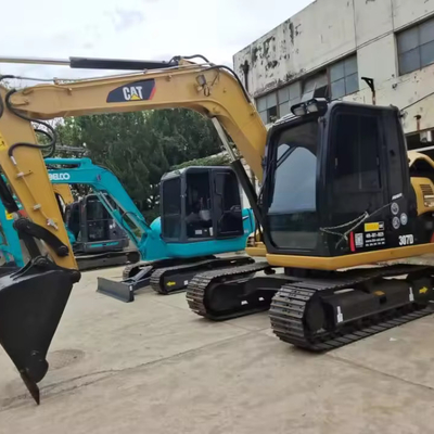 Kleine gebruikte Caterpillar 307D graafmachine met 7193 kg werkgewicht en ontwerp