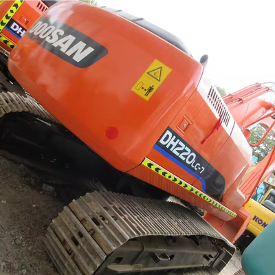 110KW Power Doosan DH220LC-7 Gebruikte Crawler Excavator met 1,2m3 Bucket Capacity