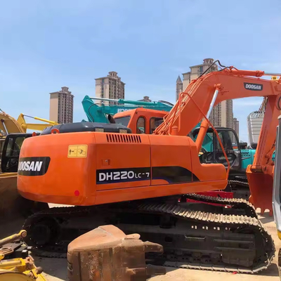 Werkgewicht 21500 Gebruikte Doosan DH220LC-7 graafmachine 22 ton Originele Doosan 225 300