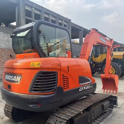 Mini kleine graafmachine DX60-9C Gebruikte Doosan DX60-9C Graafmachine 6Ton tweedehands machine