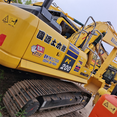 GEBRUIKT Komatsu PC200-8 Graafmachine Originele Japanse 20 ton Hydraulische pomp In goede staat