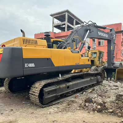 Tweedehands grote 48 ton VolvoEC480D graafmachine met originele hydraulische cilinder