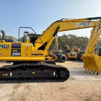 Gebruikte Komatsu Pc 200 Graafmachine Crawler Graafmachine Bewegende Type Maximale graafhoogte 11000