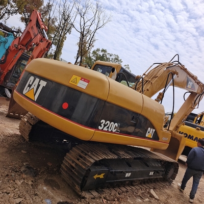 Japan 320C Gebruikte Caterpillar graafmachine met 3066 motor 0,9 emmercapaciteit