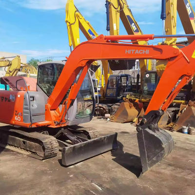 Tweedehands Hitachi 55UR Tweedehands schoenen mini graafmachine en 5960kg werkgewicht