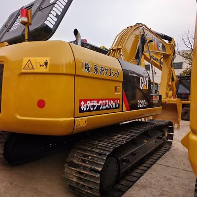 Gebruikte mini graafmachine cat320 in goede staat zwaar materieel