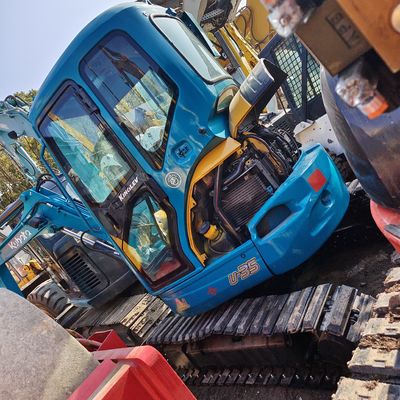 Gebruikte Kubota U35 163 185 Japan Original Rubber Mini Excavator 3.5Ton 18.5KW Jaar 2020