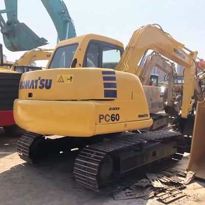 6 ton gebruikte Japanse graafmachine PC60-7 tweedehands Komatsu PC60-7pc56-7pc30MR graafmachines