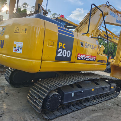 20 ton gebruikte Komatsu PC200 graafmachine Japanse zware machine met een emmercapaciteit van 1 CBM