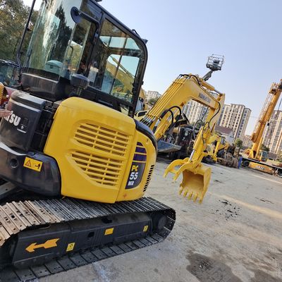 Lage bedrijfsgewicht KOMATSU PC35 PC55 mini graafmachine voor uw bouwbehoeften