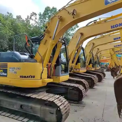 Gebruikte Komatsu PC128US/PC138US/PC78US graafmachine uit Japan met Komatsu S4D102E motor