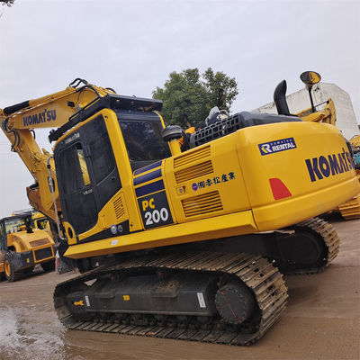 Gebruikte 20 ton PC200-8 Komatsu Crawler Excavator met originele hydraulische pomp