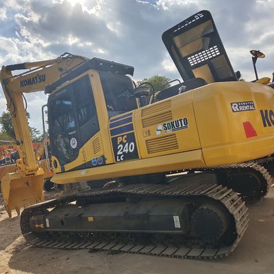 Komatsu PC240LC-8 originele Japanse tweedehands graafmachine met een werkgewicht van 24 ton
