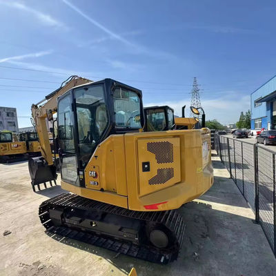 Cat 307E Gebruikte middelgrote graafmachine Originele 7 ton Caterpillar Graafmachine Hydraulische klep Cat