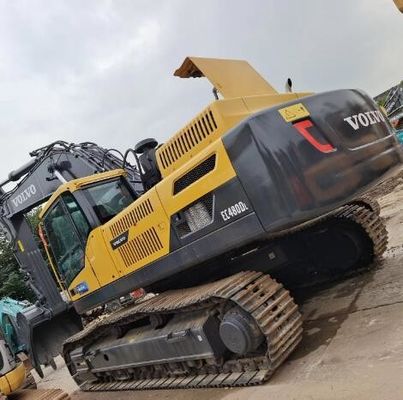 Gebruikte VolvoEc480d graafmachine zware bouwmachines groot 48 ton met originele klep