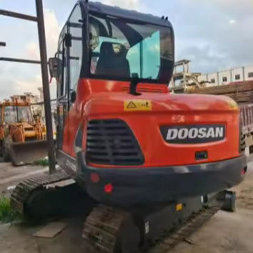 Gebruikte Doosan Dx55 mini graafmachine 5 ton 5,5 ton Doosan graafmachine 2019 1200 werkuren