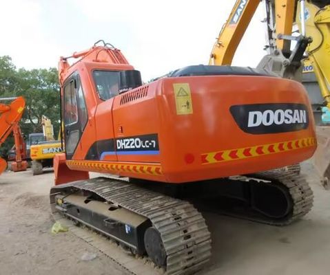 110 kW DOOSAN DH220LC-7 22 ton Gebruikte originele 225 300 Hydraulische graver met 110 kW motor