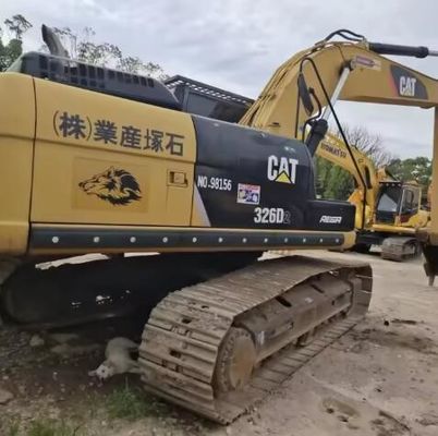 Tweedehands CAT 326d Crawler Excavator met winch Grote Excavator ORIGINALE Hydraulische cilinder