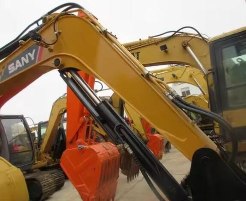 Gebruikte SanySY55C Hydraulische Crawler Excavator Tweedehands Digger 5780KGS Werkkracht
