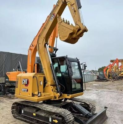 Gebruikte graver 7 ton tweedehands Caterpillar 307E graafmachine 2018 model
