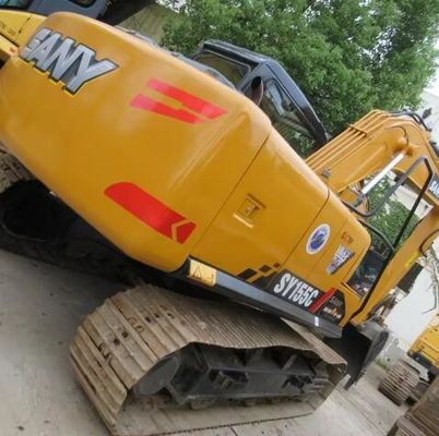 2022 tweedehands SANY SY155H graafmachine met ISUZU BB-4BG1TRP motor Super conditie
